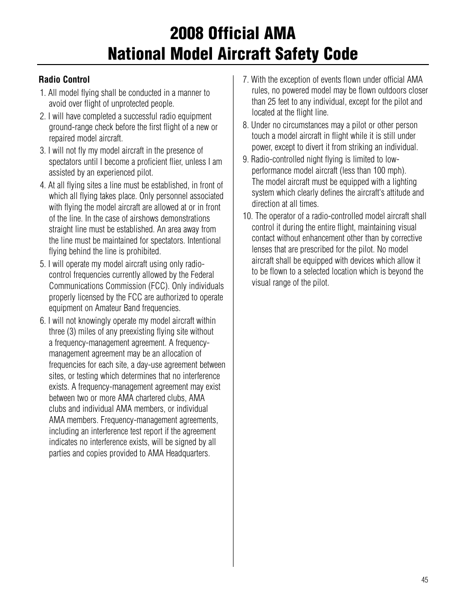 Hangar 9 Pulse XT 60 ARF User Manual | Page 45 / 48