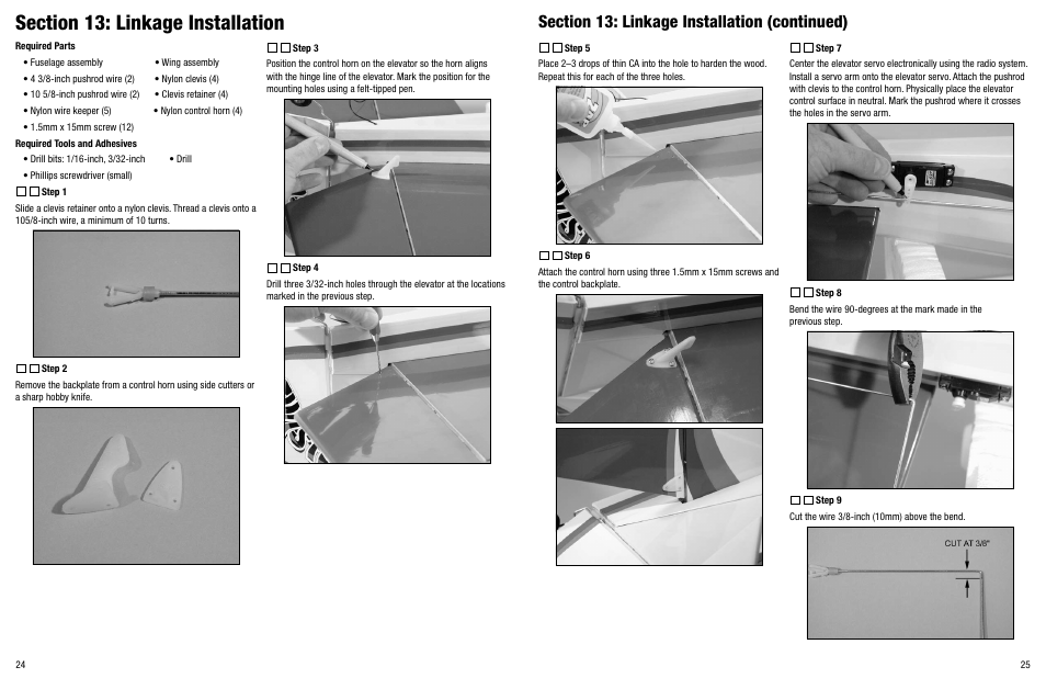 Hangar 9 Twist 40 ARF Version 2 User Manual | Page 13 / 18