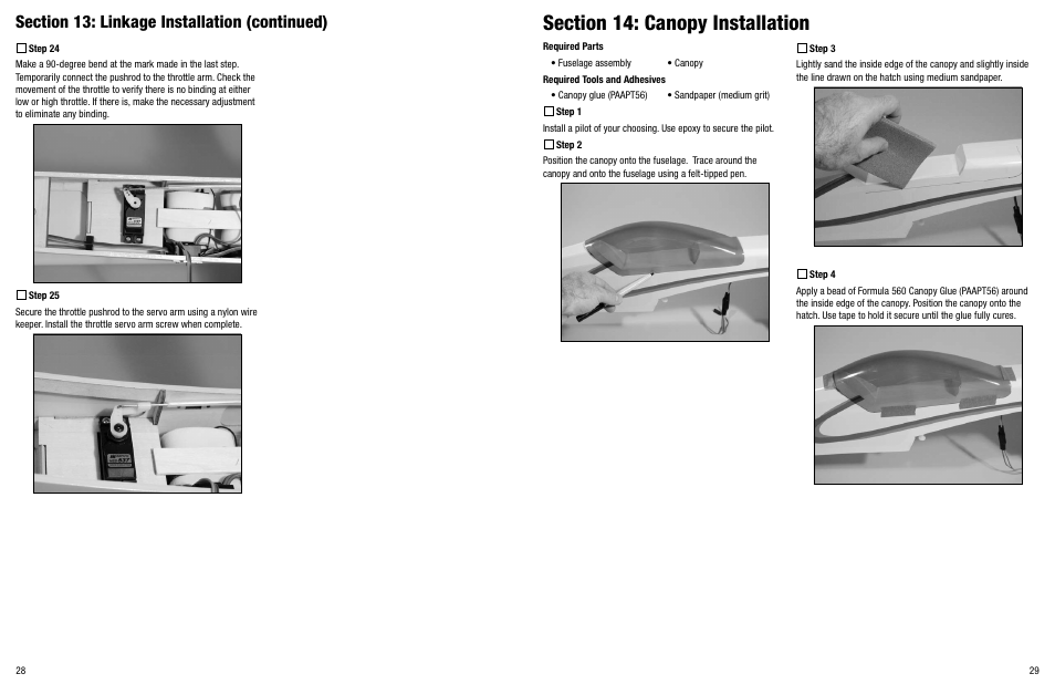 Hangar 9 Twist 40 ARF Version 2 User Manual | Page 15 / 18