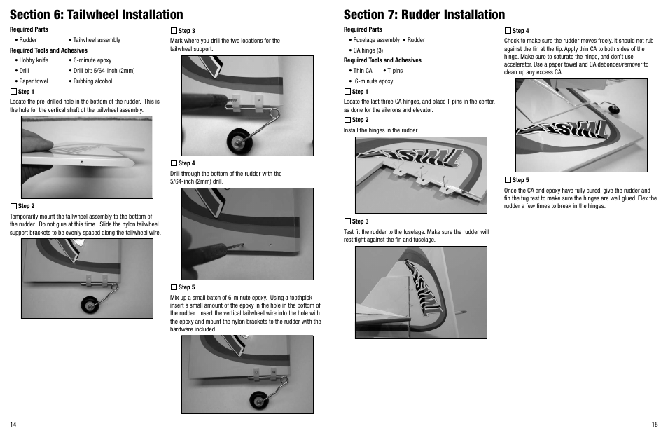 Hangar 9 Twist 40 ARF Version 2 User Manual | Page 8 / 18