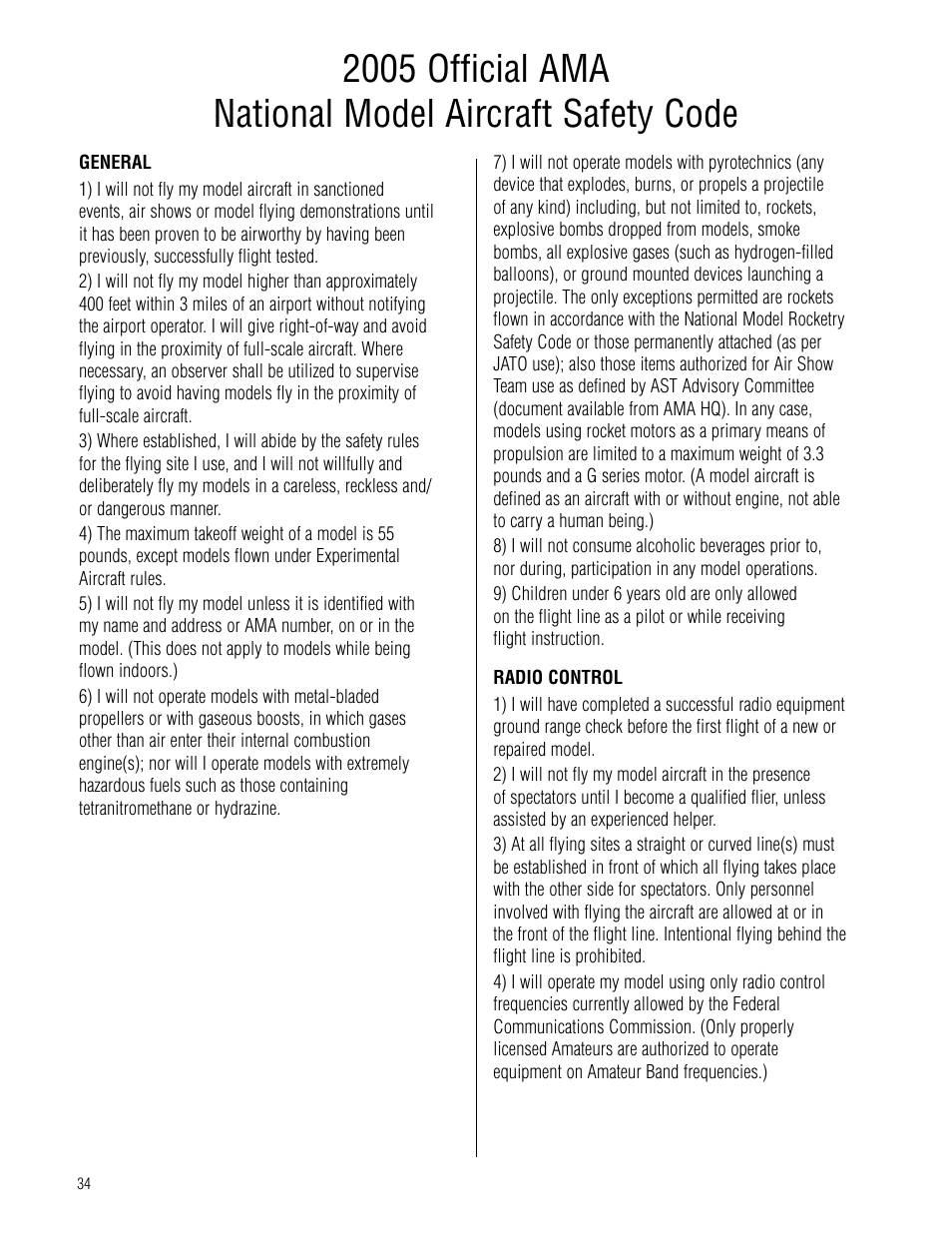 Hangar 9 Piper J-3 Cub 40 ARF User Manual | Page 34 / 36