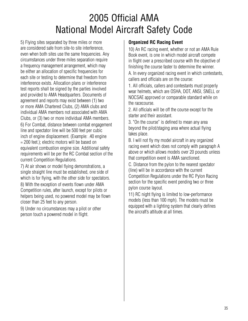 Hangar 9 Piper J-3 Cub 40 ARF User Manual | Page 35 / 36