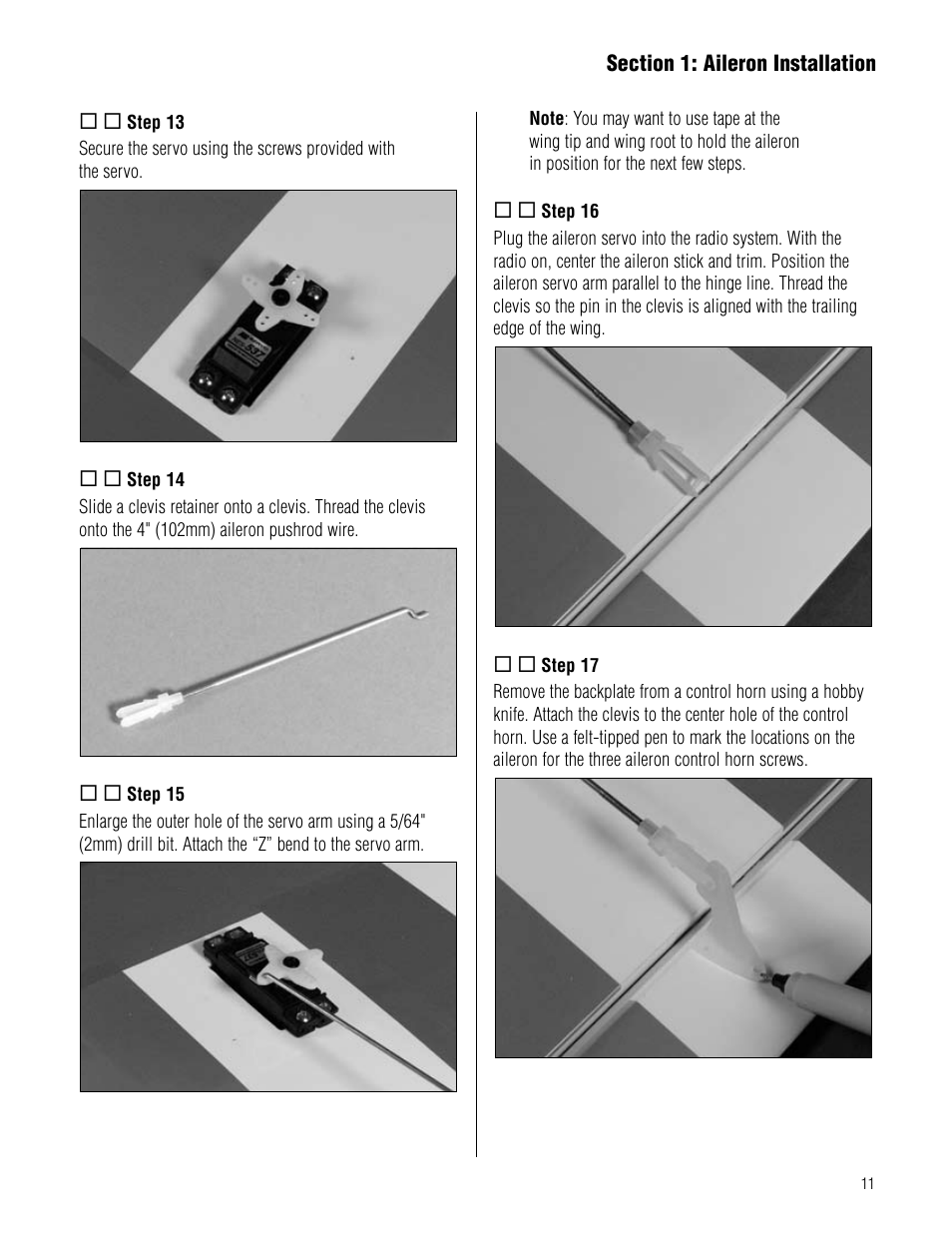 Hangar 9 Pulse XT 40 ARF User Manual | Page 11 / 40