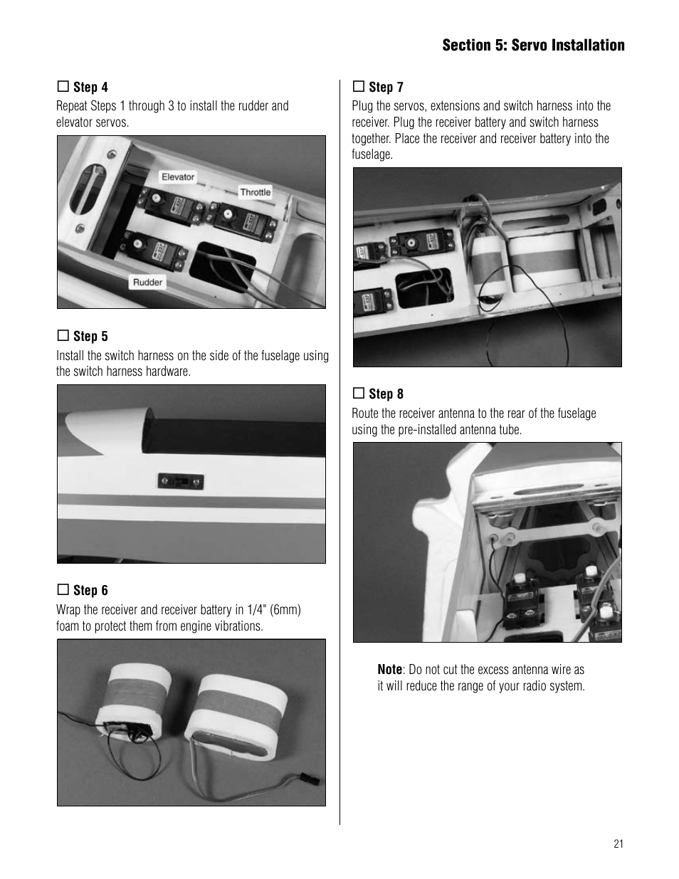 Hangar 9 Pulse XT 40 ARF User Manual | Page 21 / 40