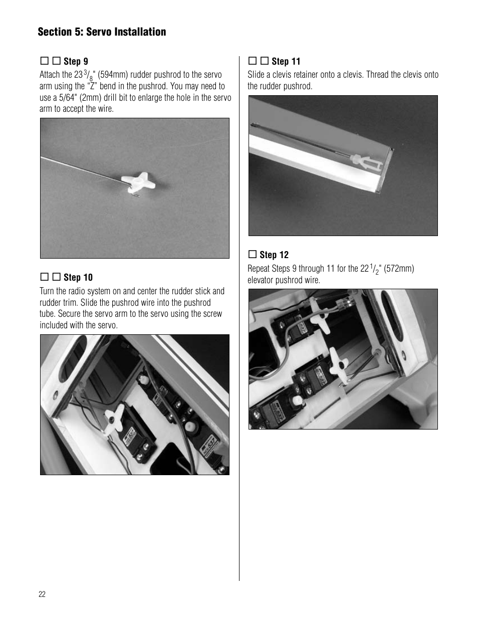 Hangar 9 Pulse XT 40 ARF User Manual | Page 22 / 40