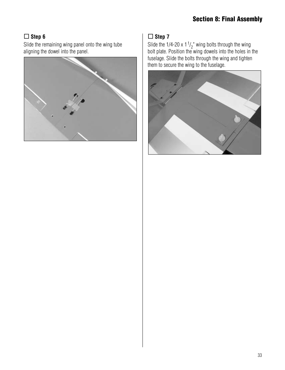 Hangar 9 Pulse XT 40 ARF User Manual | Page 33 / 40