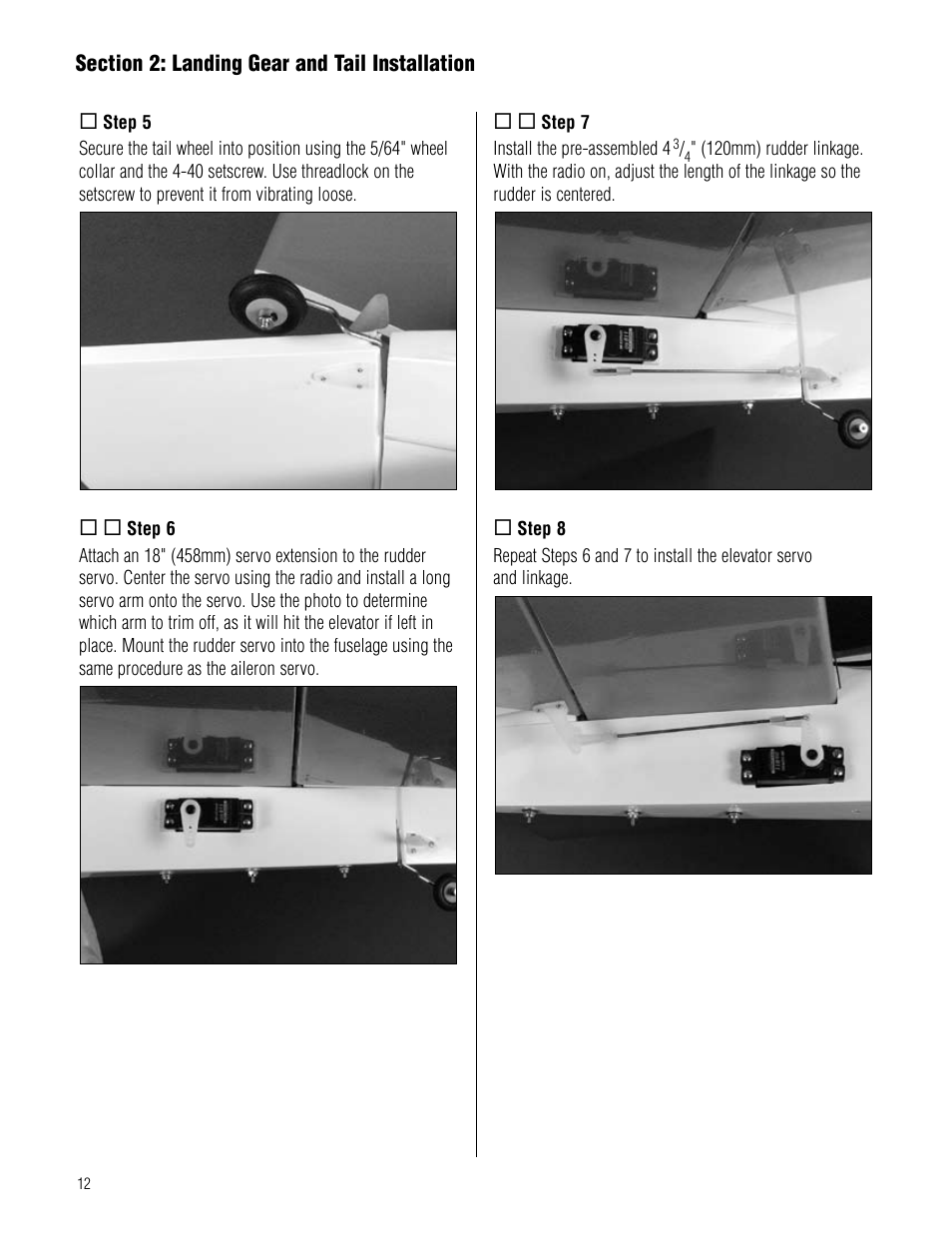 Hangar 9 Twist 60 ARF User Manual | Page 12 / 28