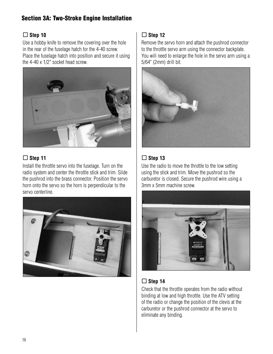 Hangar 9 Twist 60 ARF User Manual | Page 16 / 28