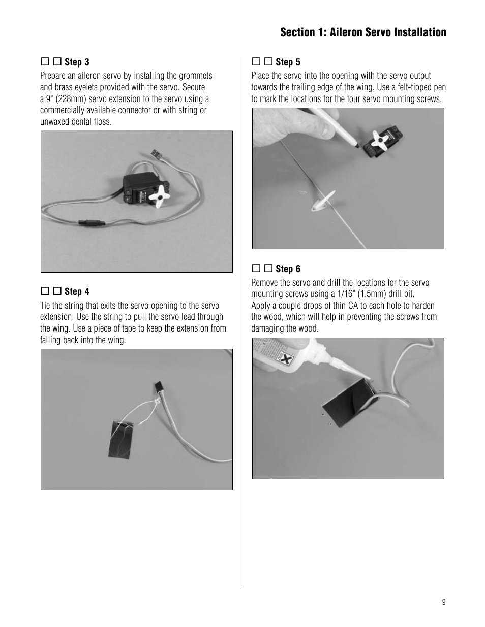 Hangar 9 Twist 60 ARF User Manual | Page 9 / 28