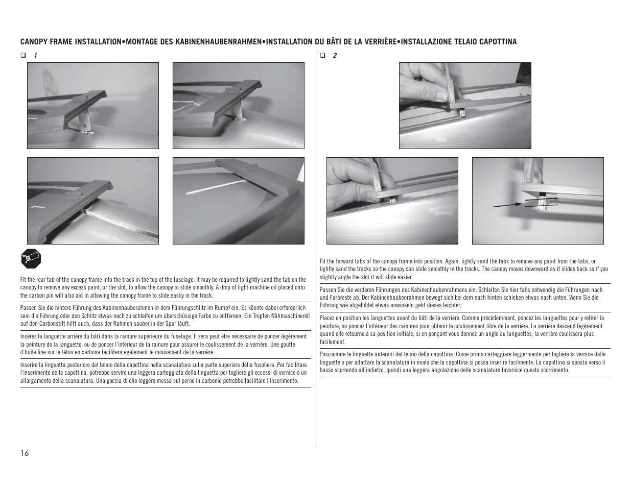 Hangar 9 P-51D Mustang 60cc ARF (2 Boxes) User Manual | Page 16 / 112