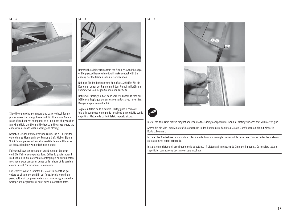 Hangar 9 P-51D Mustang 60cc ARF (2 Boxes) User Manual | Page 17 / 112