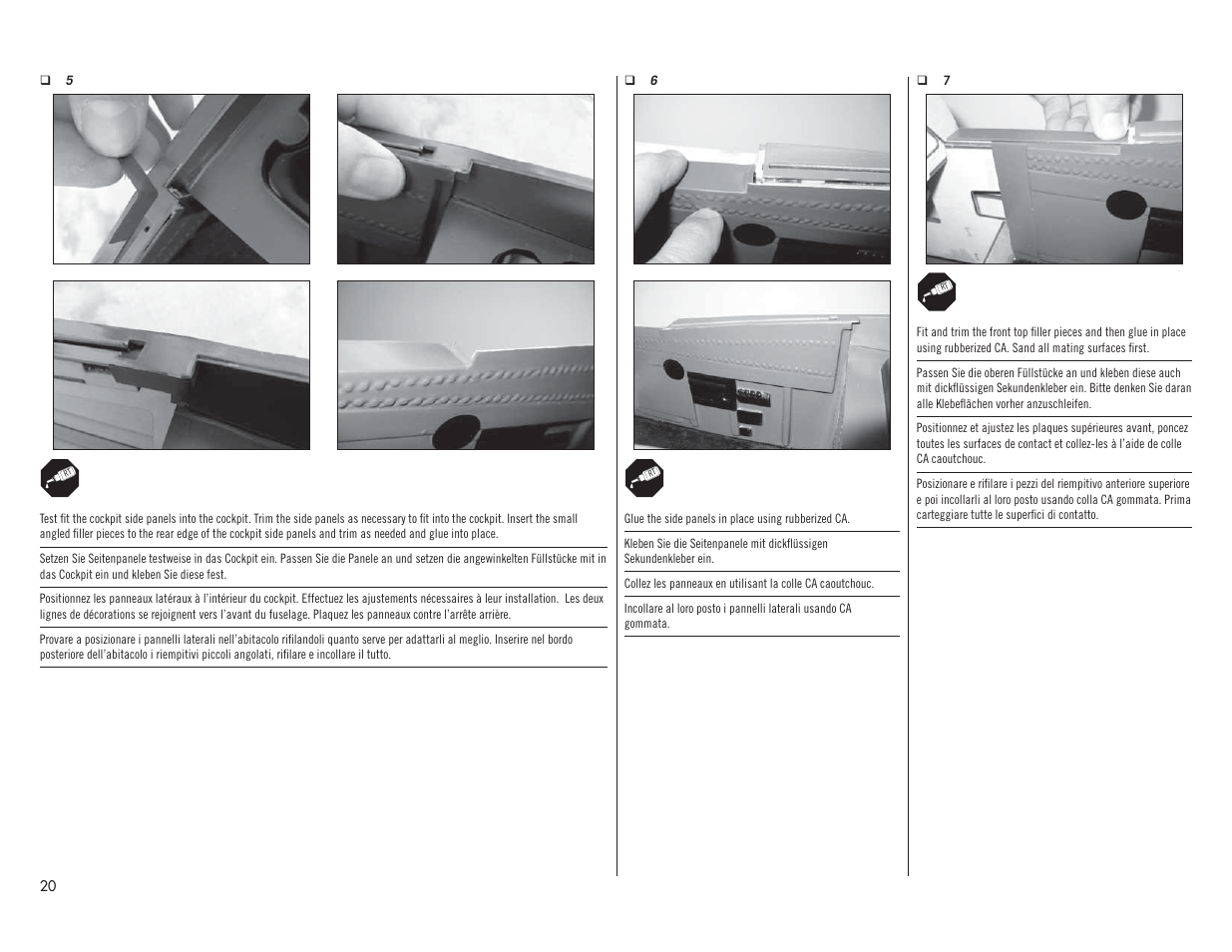 Hangar 9 P-51D Mustang 60cc ARF (2 Boxes) User Manual | Page 20 / 112
