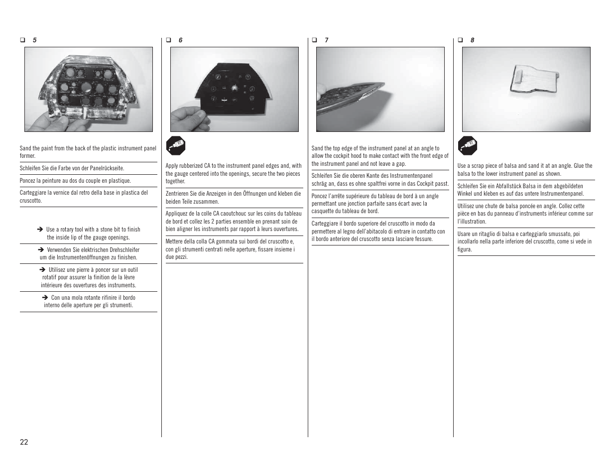 Hangar 9 P-51D Mustang 60cc ARF (2 Boxes) User Manual | Page 22 / 112