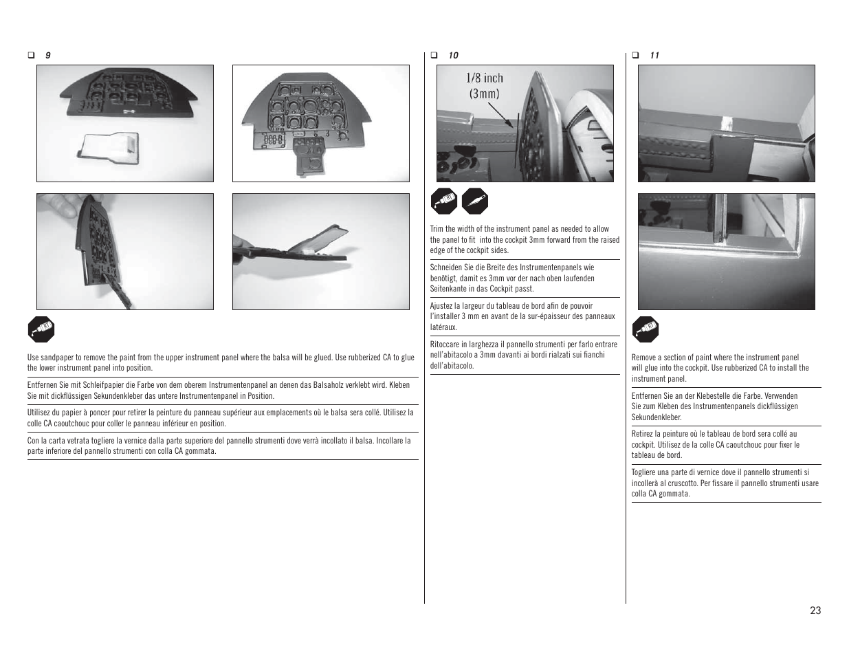 Hangar 9 P-51D Mustang 60cc ARF (2 Boxes) User Manual | Page 23 / 112