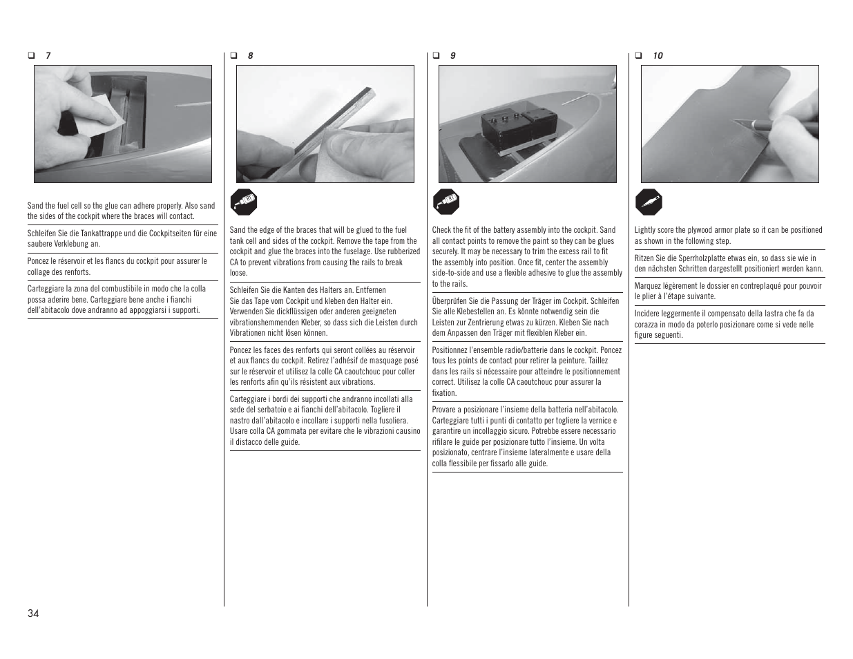Hangar 9 P-51D Mustang 60cc ARF (2 Boxes) User Manual | Page 34 / 112