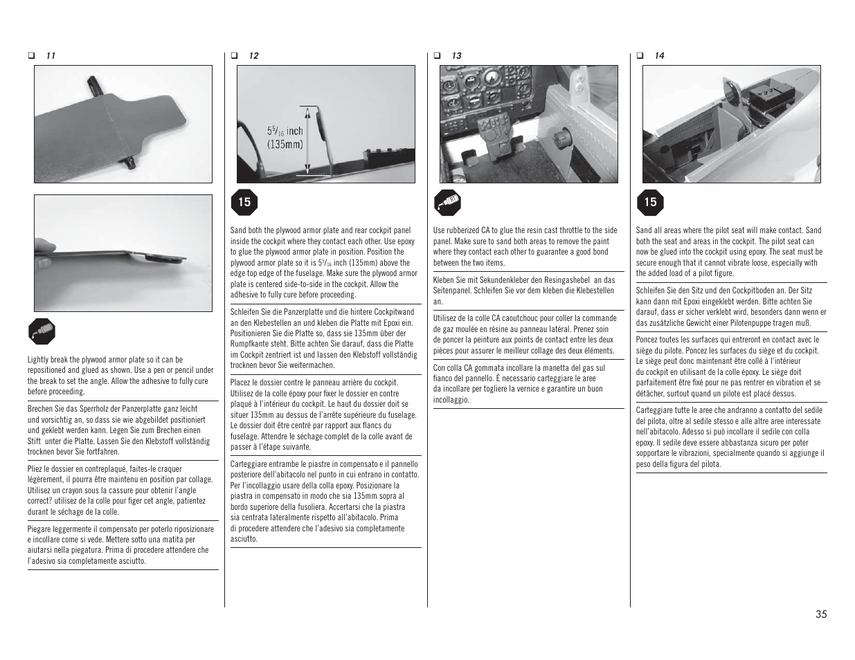 Hangar 9 P-51D Mustang 60cc ARF (2 Boxes) User Manual | Page 35 / 112
