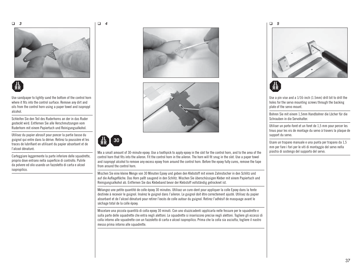Hangar 9 P-51D Mustang 60cc ARF (2 Boxes) User Manual | Page 37 / 112