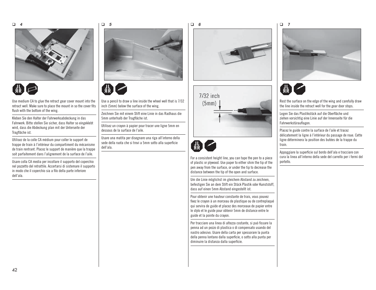 Hangar 9 P-51D Mustang 60cc ARF (2 Boxes) User Manual | Page 42 / 112