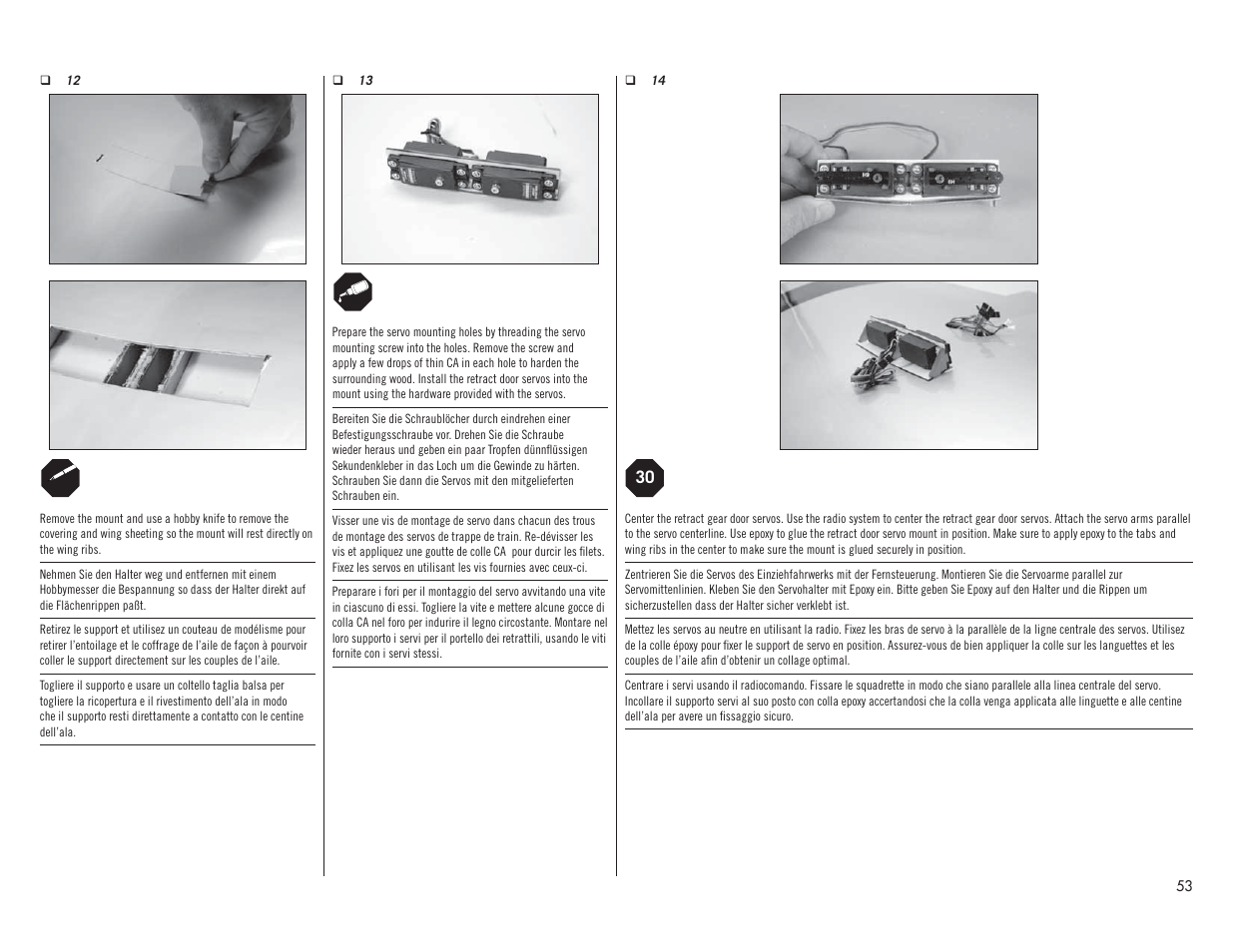Hangar 9 P-51D Mustang 60cc ARF (2 Boxes) User Manual | Page 53 / 112