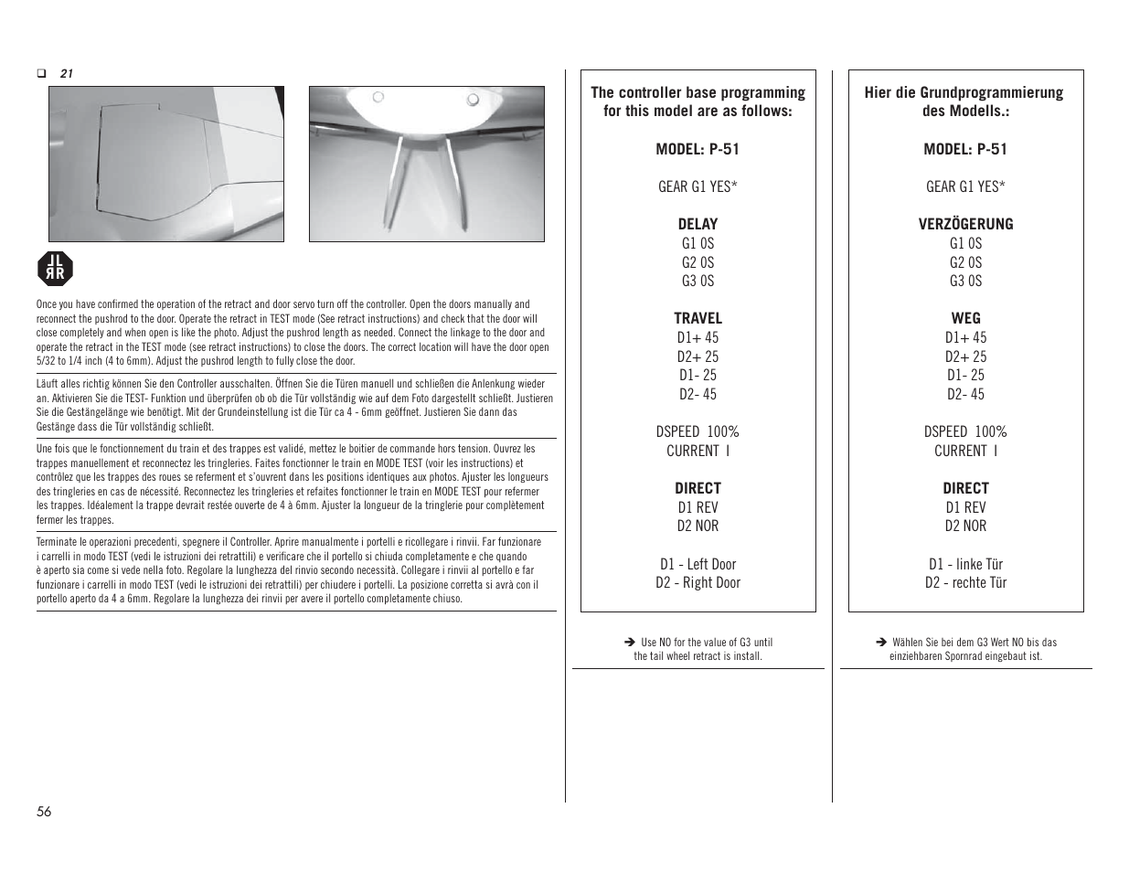 Hangar 9 P-51D Mustang 60cc ARF (2 Boxes) User Manual | Page 56 / 112