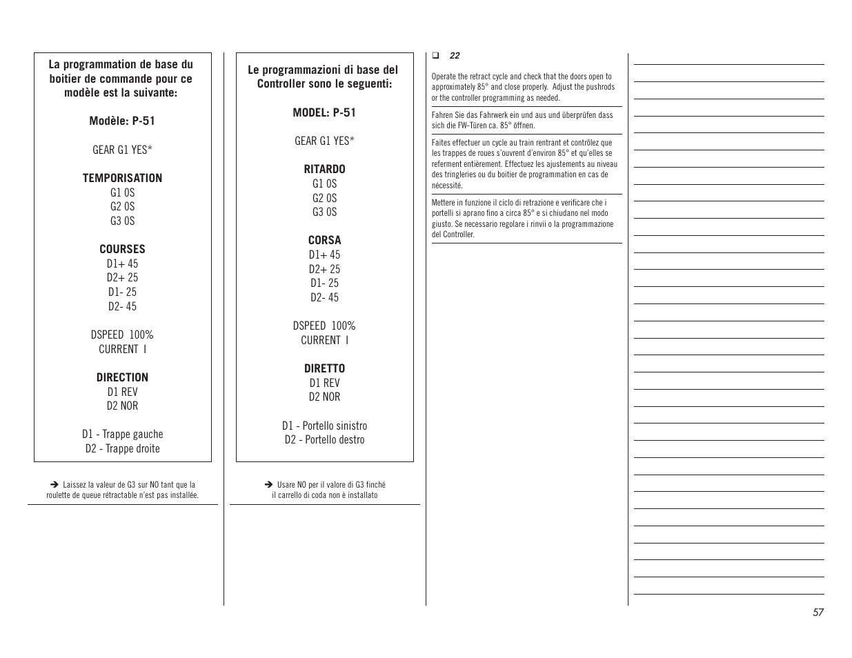 Hangar 9 P-51D Mustang 60cc ARF (2 Boxes) User Manual | Page 57 / 112