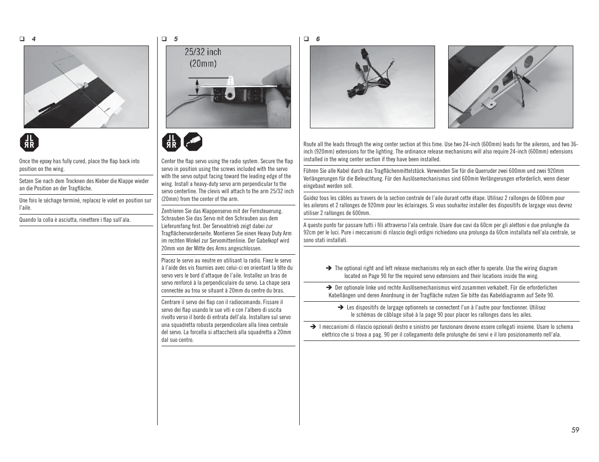 Hangar 9 P-51D Mustang 60cc ARF (2 Boxes) User Manual | Page 59 / 112