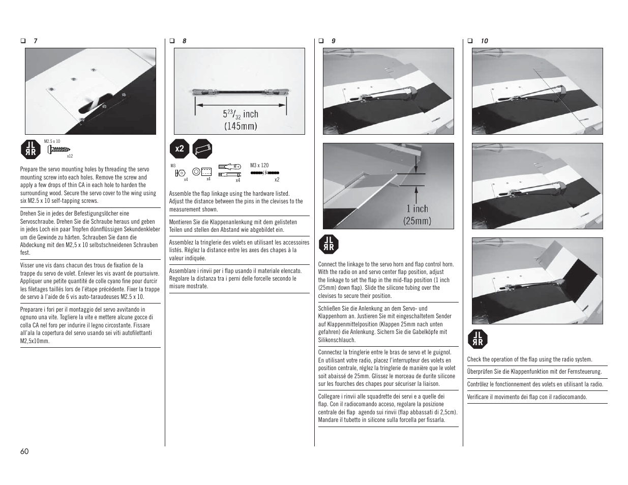Hangar 9 P-51D Mustang 60cc ARF (2 Boxes) User Manual | Page 60 / 112