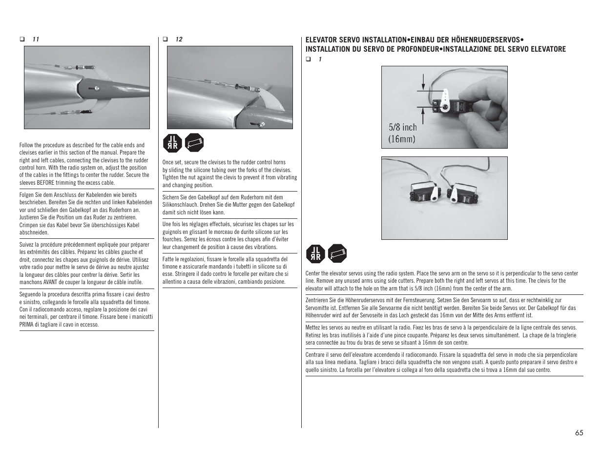 Hangar 9 P-51D Mustang 60cc ARF (2 Boxes) User Manual | Page 65 / 112