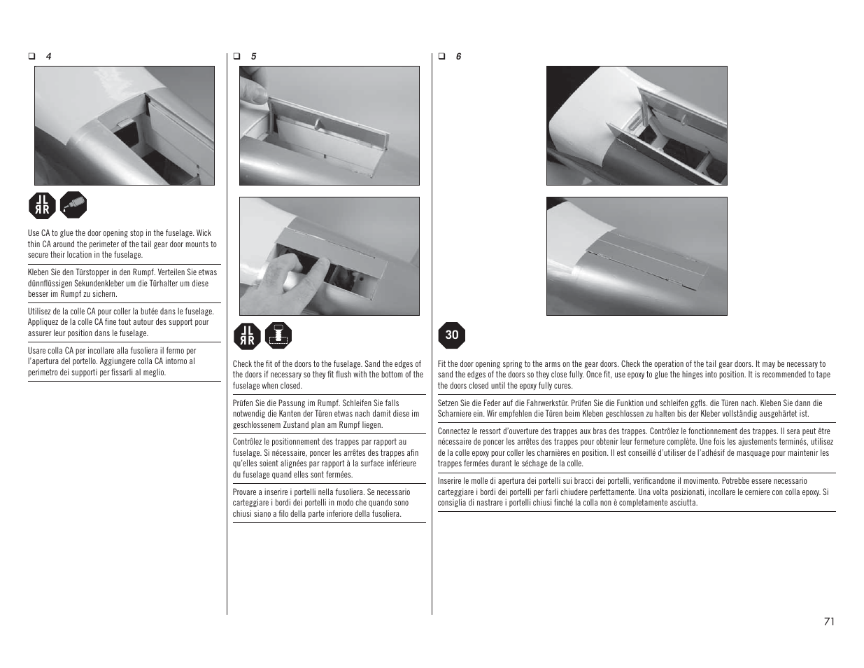 Hangar 9 P-51D Mustang 60cc ARF (2 Boxes) User Manual | Page 71 / 112