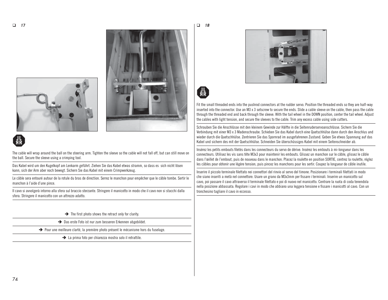 Hangar 9 P-51D Mustang 60cc ARF (2 Boxes) User Manual | Page 74 / 112