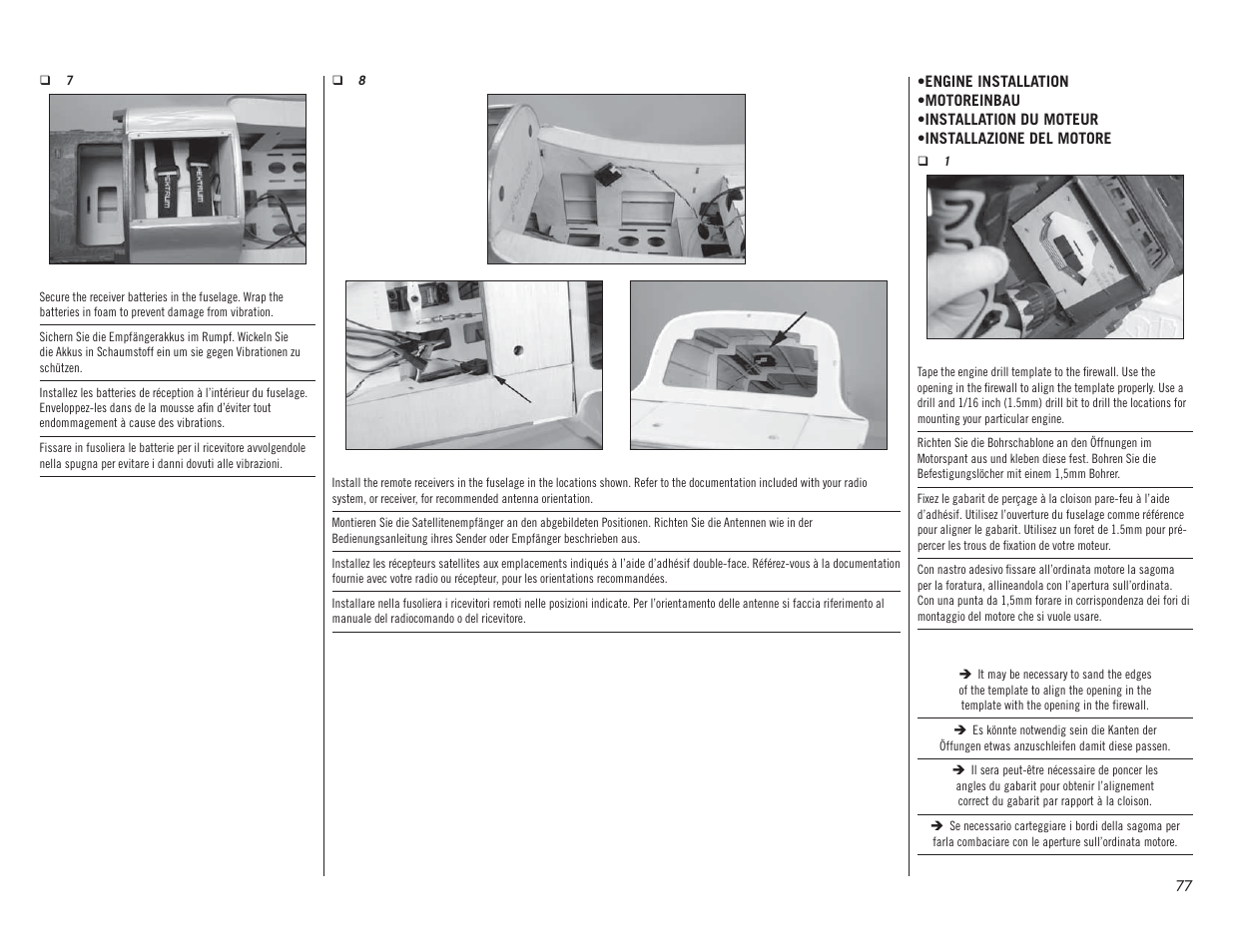 Hangar 9 P-51D Mustang 60cc ARF (2 Boxes) User Manual | Page 77 / 112