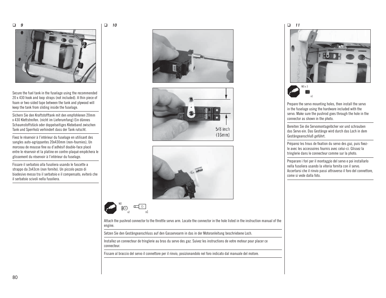 Hangar 9 P-51D Mustang 60cc ARF (2 Boxes) User Manual | Page 80 / 112