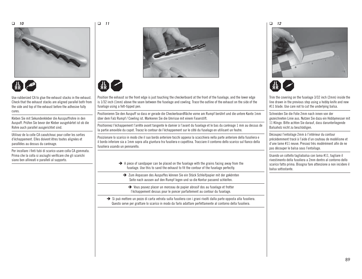 Hangar 9 P-51D Mustang 60cc ARF (2 Boxes) User Manual | Page 89 / 112