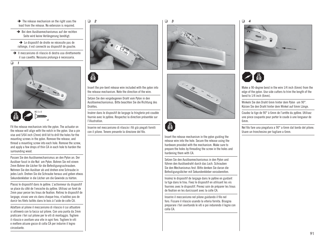 Hangar 9 P-51D Mustang 60cc ARF (2 Boxes) User Manual | Page 91 / 112