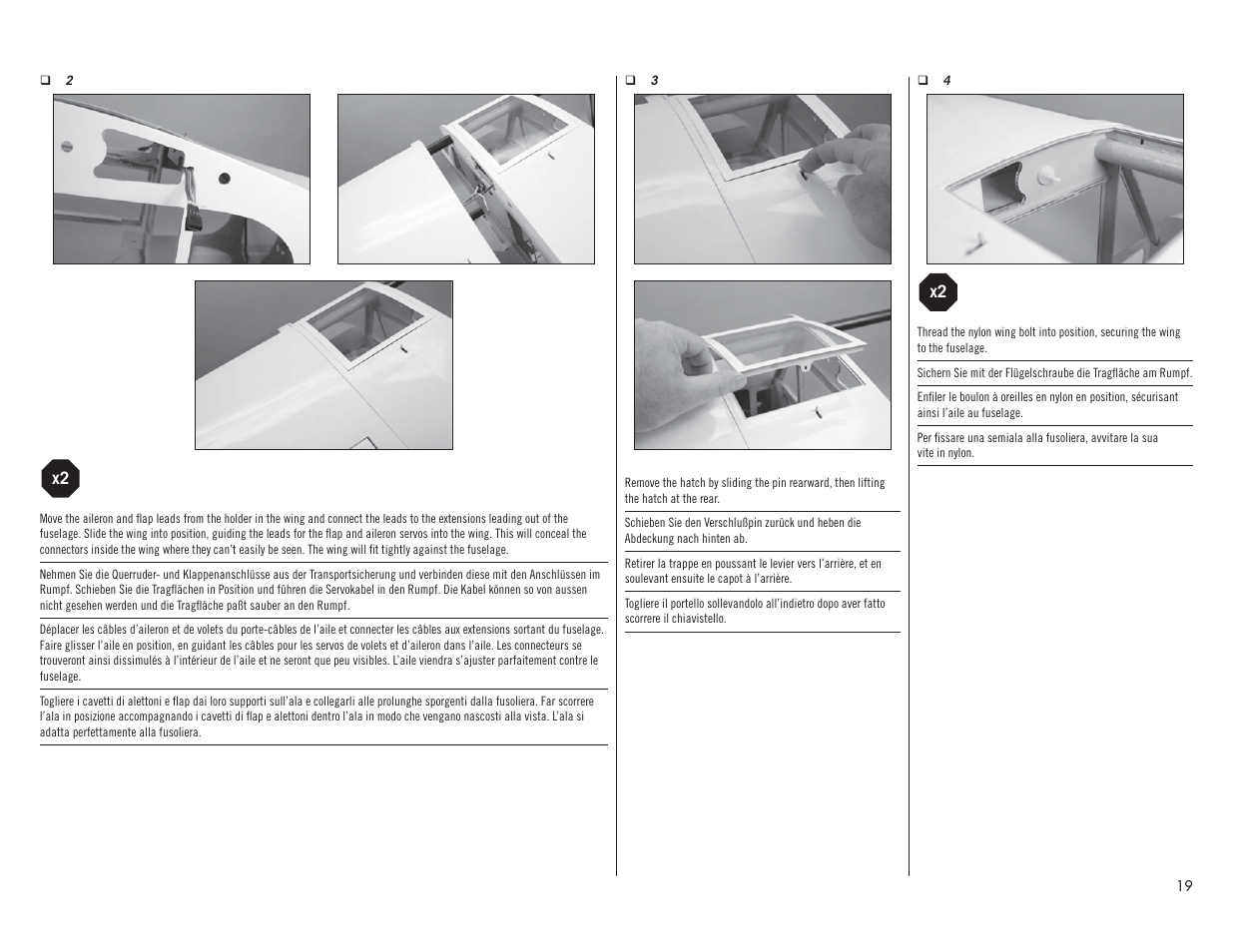 Hangar 9 1/4 Scale PA-18 Super Cub PNP User Manual | Page 19 / 56