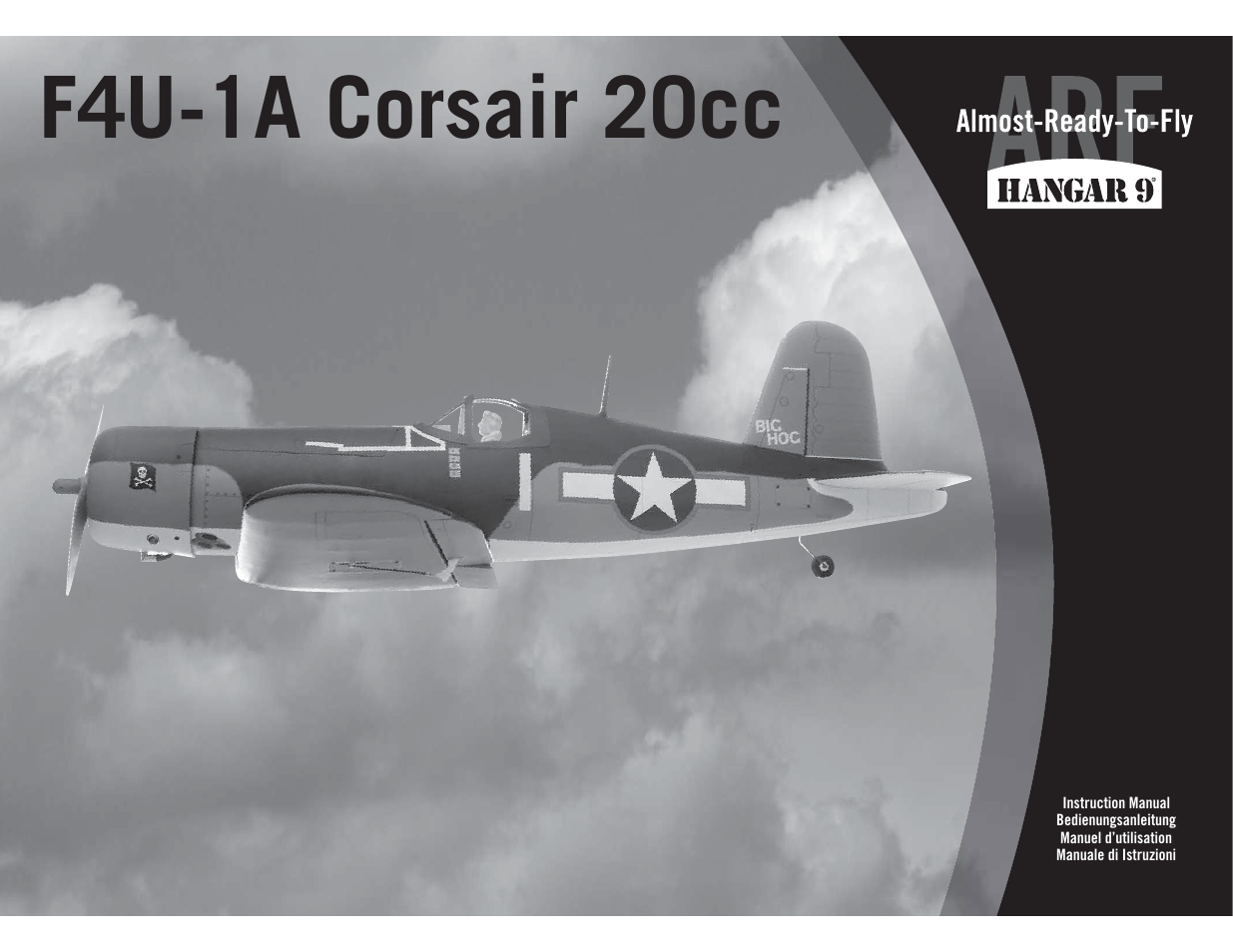 Hangar 9 F4U-1A Corsair 20cc ARF User Manual | 92 pages