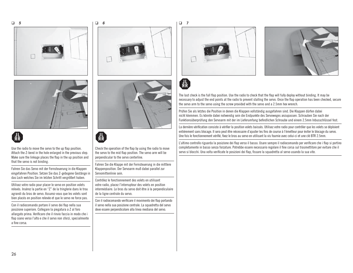 Hangar 9 F4U-1A Corsair 20cc ARF User Manual | Page 26 / 92