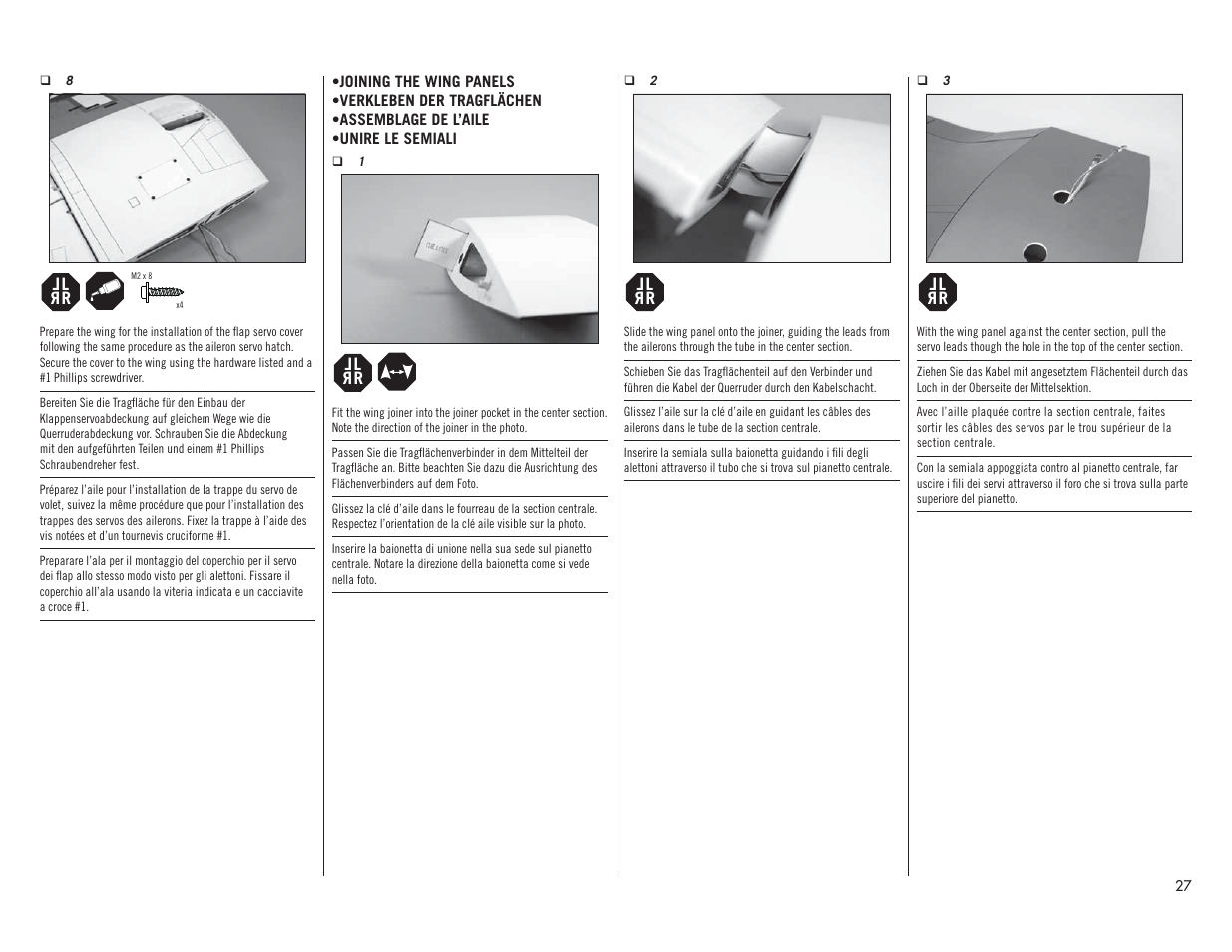 Hangar 9 F4U-1A Corsair 20cc ARF User Manual | Page 27 / 92