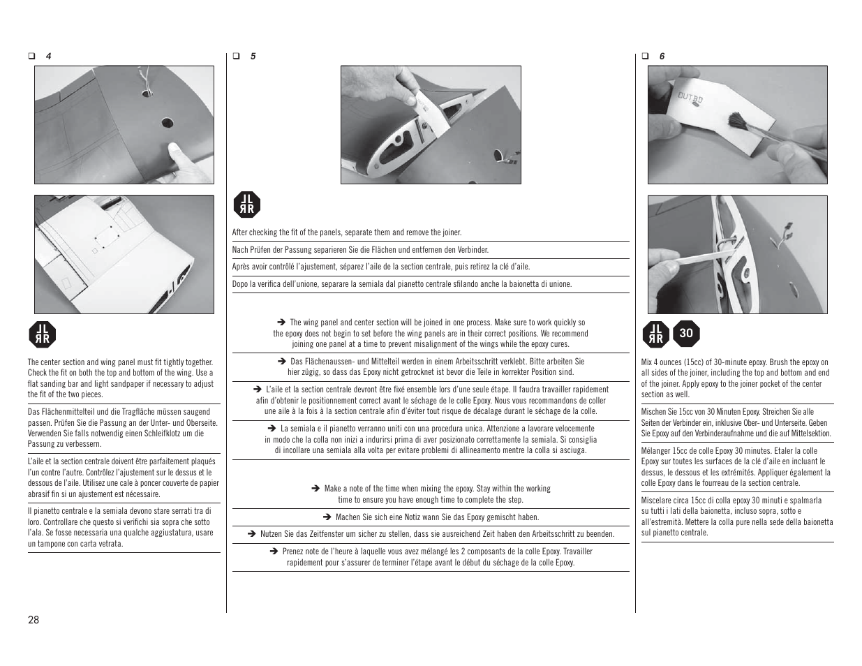 Hangar 9 F4U-1A Corsair 20cc ARF User Manual | Page 28 / 92