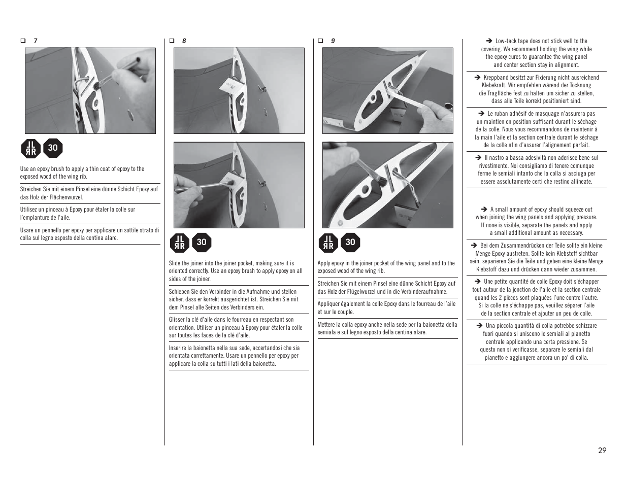 Hangar 9 F4U-1A Corsair 20cc ARF User Manual | Page 29 / 92