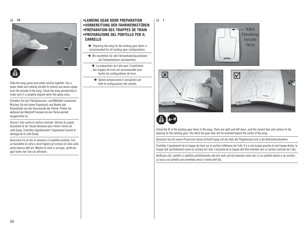 Hangar 9 F4U-1A Corsair 20cc ARF User Manual | Page 30 / 92