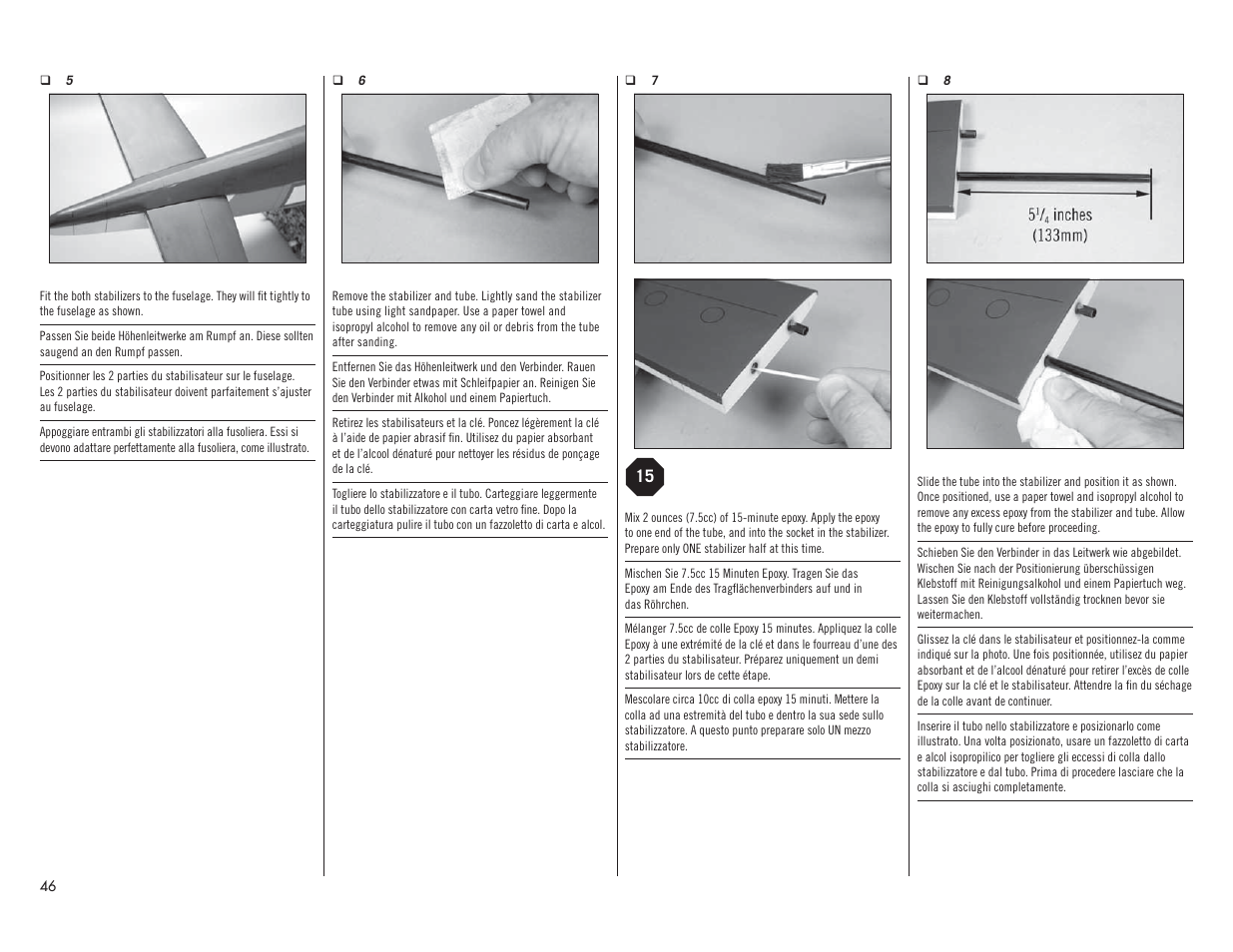 Hangar 9 F4U-1A Corsair 20cc ARF User Manual | Page 46 / 92