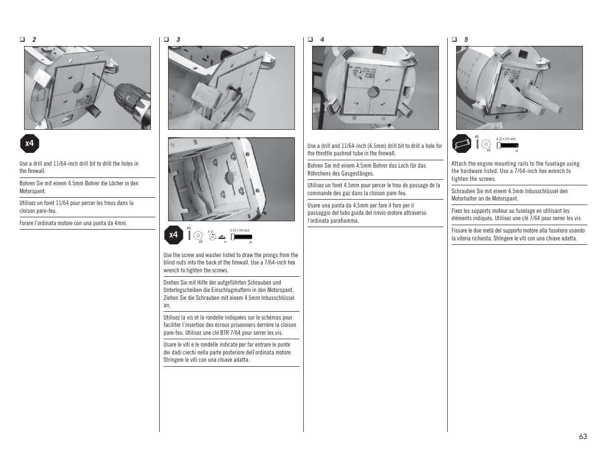 Hangar 9 F4U-1A Corsair 20cc ARF User Manual | Page 63 / 92