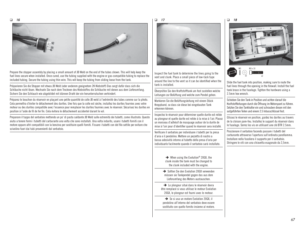 Hangar 9 F4U-1A Corsair 20cc ARF User Manual | Page 67 / 92