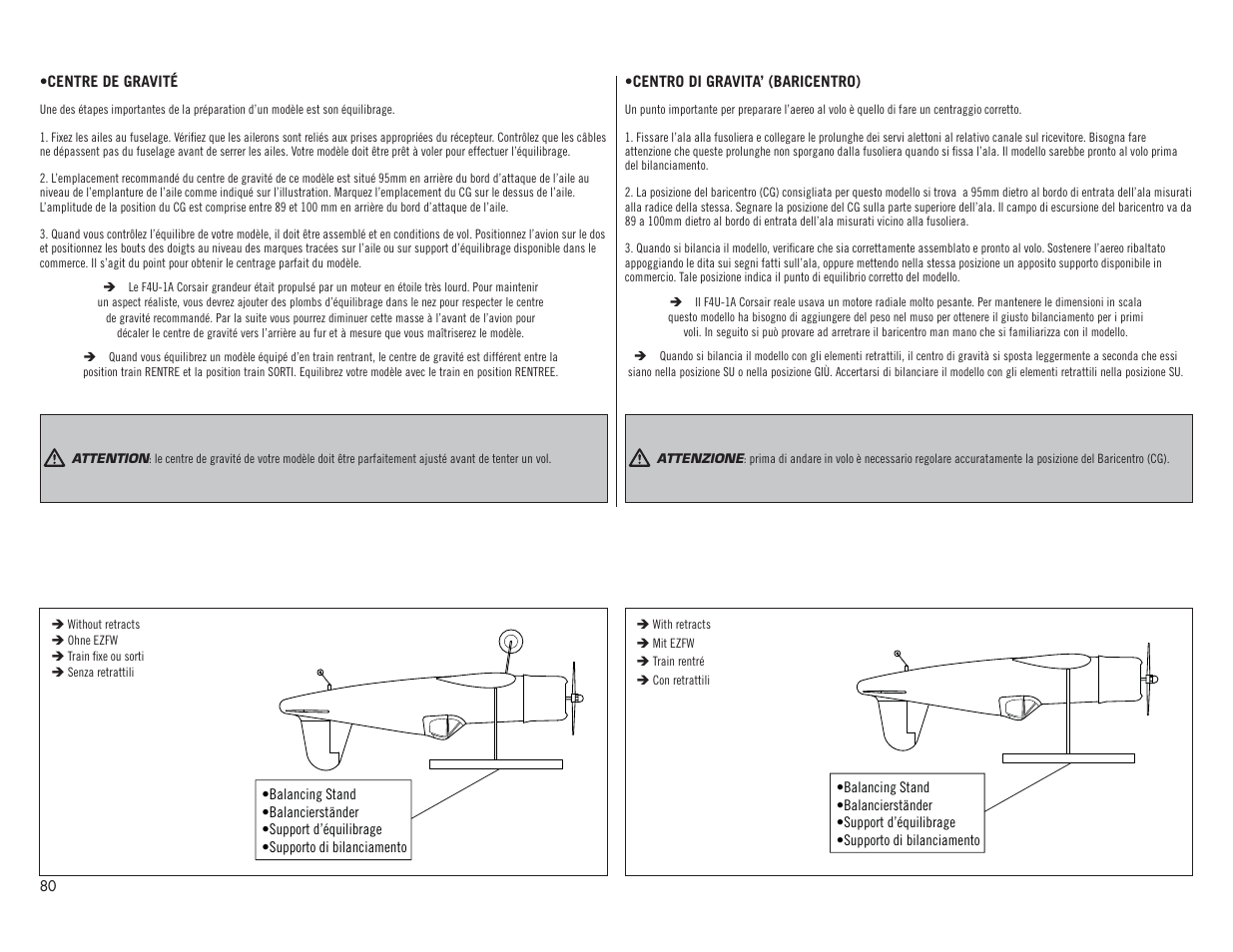 Hangar 9 F4U-1A Corsair 20cc ARF User Manual | Page 80 / 92