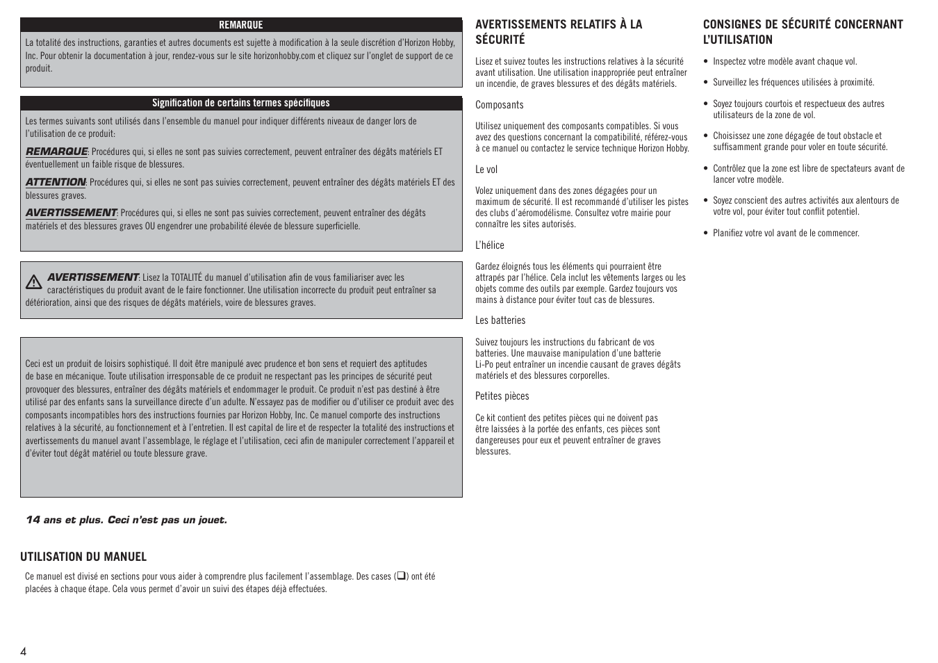 Hangar 9 Sbach 342 60 ARF User Manual | Page 4 / 48