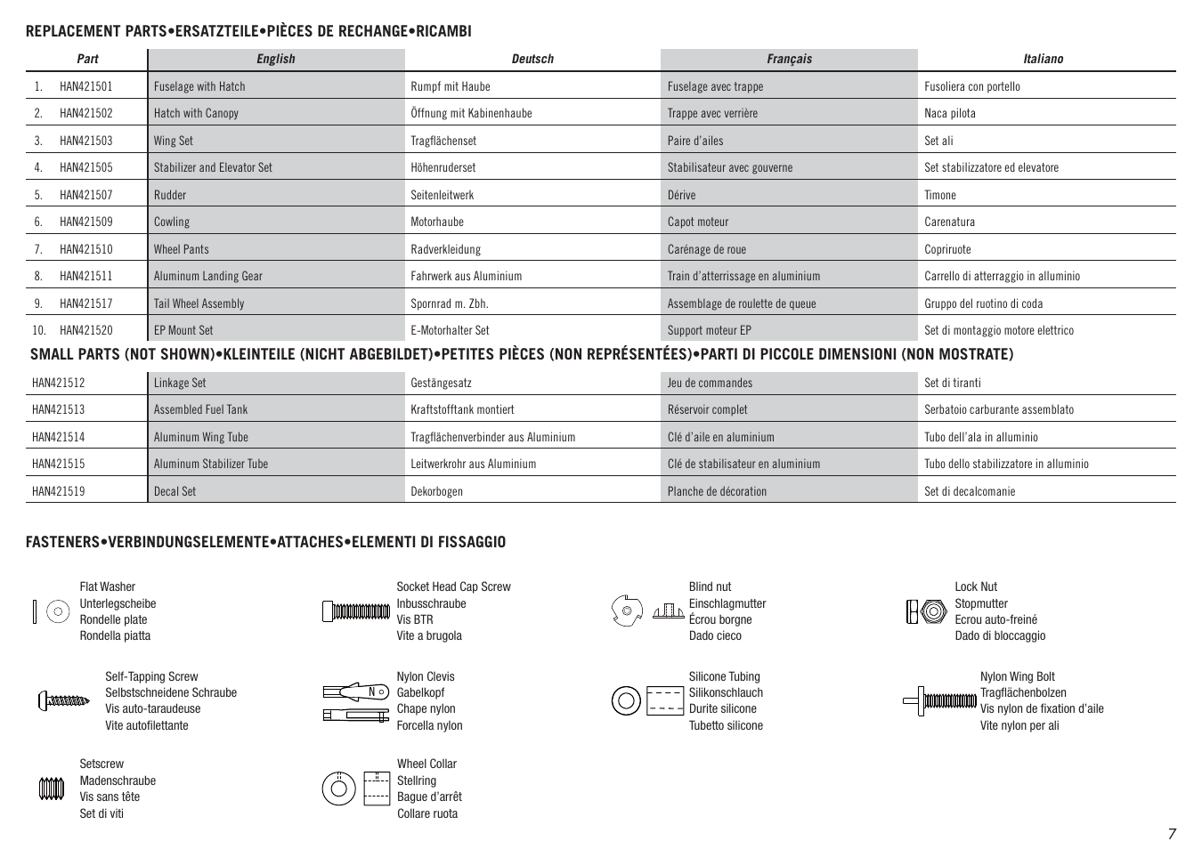 Hangar 9 Sbach 342 60 ARF User Manual | Page 7 / 48