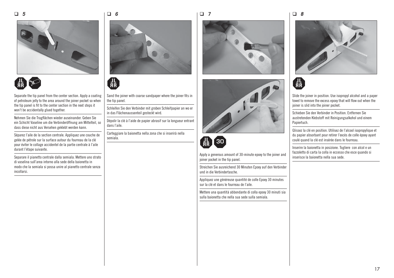 Hangar 9 F4U-1D Corsair 60cc ARF (3 Boxes) User Manual | Page 17 / 96