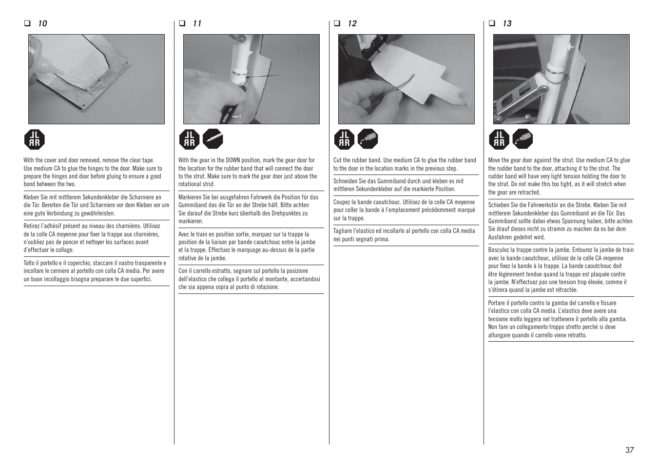 Hangar 9 F4U-1D Corsair 60cc ARF (3 Boxes) User Manual | Page 37 / 96