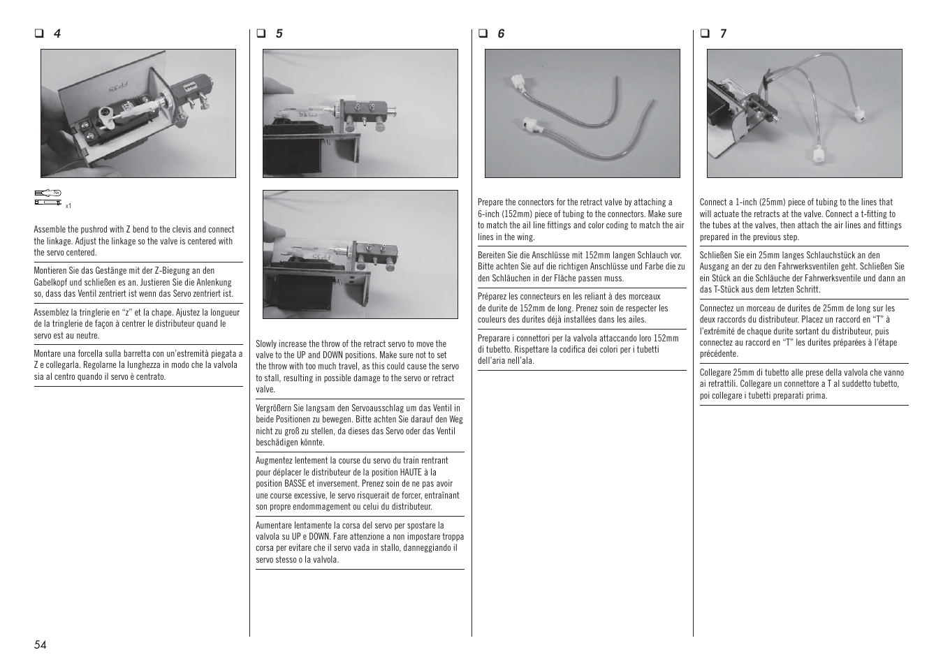 Hangar 9 F4U-1D Corsair 60cc ARF (3 Boxes) User Manual | Page 54 / 96